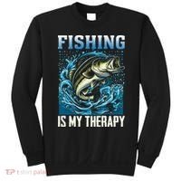 Fishing Is My Therapy Sweatshirt thumb 0