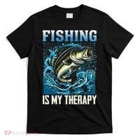 Fishing Is My Therapy T-Shirt thumb 0