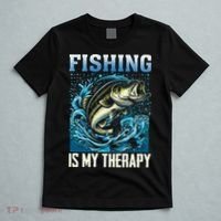 Fishing Is My Therapy T-Shirt thumb 5
