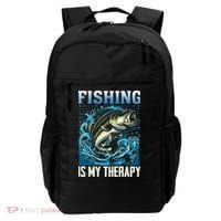 Fishing Is My Therapy Backpack thumb 0