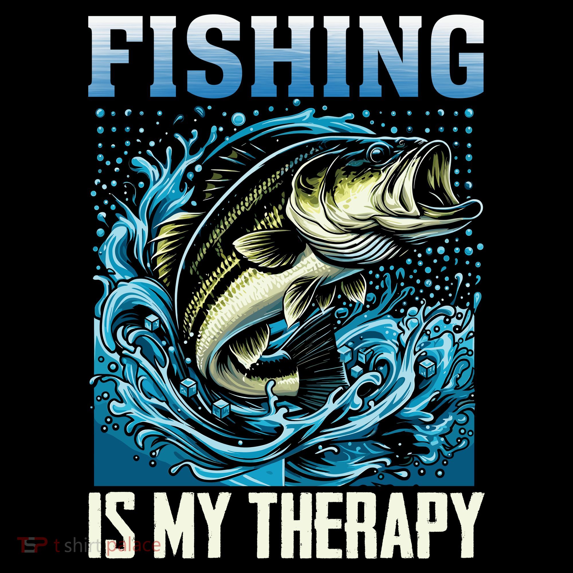 Fishing Is My Therapy Bucket Hat