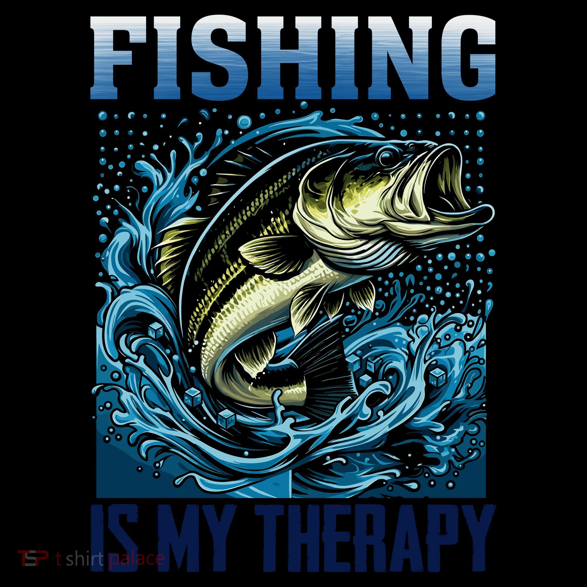 Fishing Is My Therapy Coffee Mug