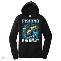 Fishing Is My Therapy Women's Hoodie thumb 0