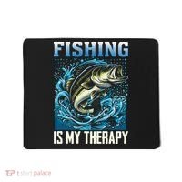 Fishing Is My Therapy Mousepad thumb 0