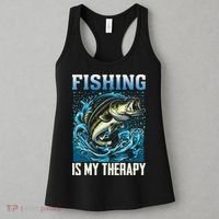Fishing Is My Therapy Women's Tank Top thumb 3