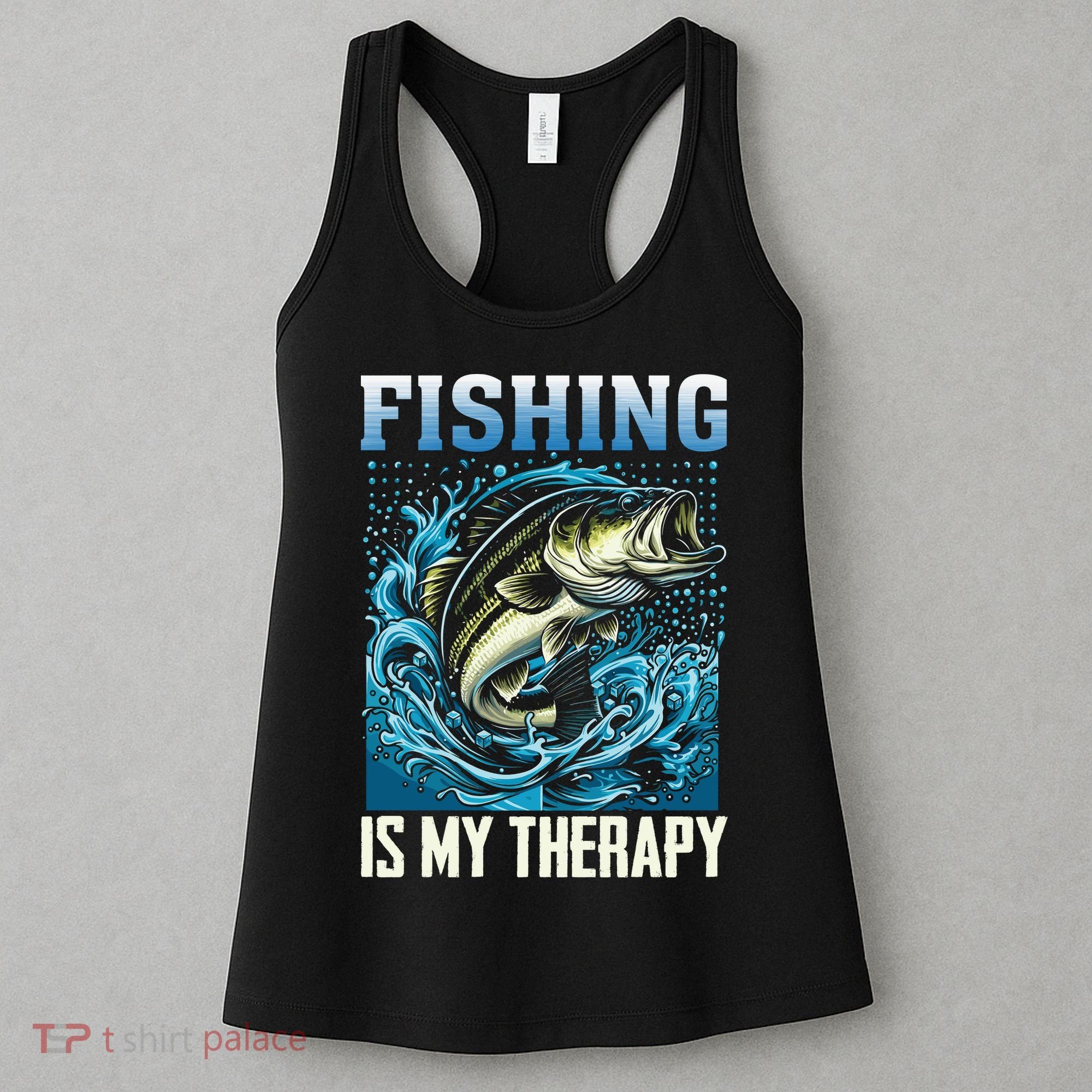 Fishing Is My Therapy Women's Tank Top