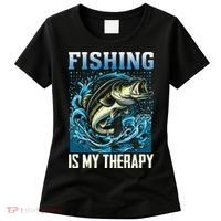 Fishing Is My Therapy Women's T-Shirt thumb 0
