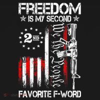 Freedom Is My Second Favorite F Word Button thumb 1
