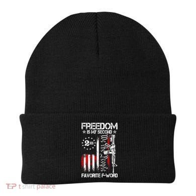 Freedom Is My Second Favorite F Word Beanie