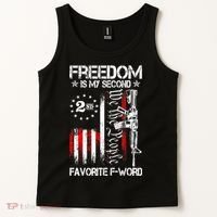 Freedom Is My Second Favorite F Word Tank Top thumb 2