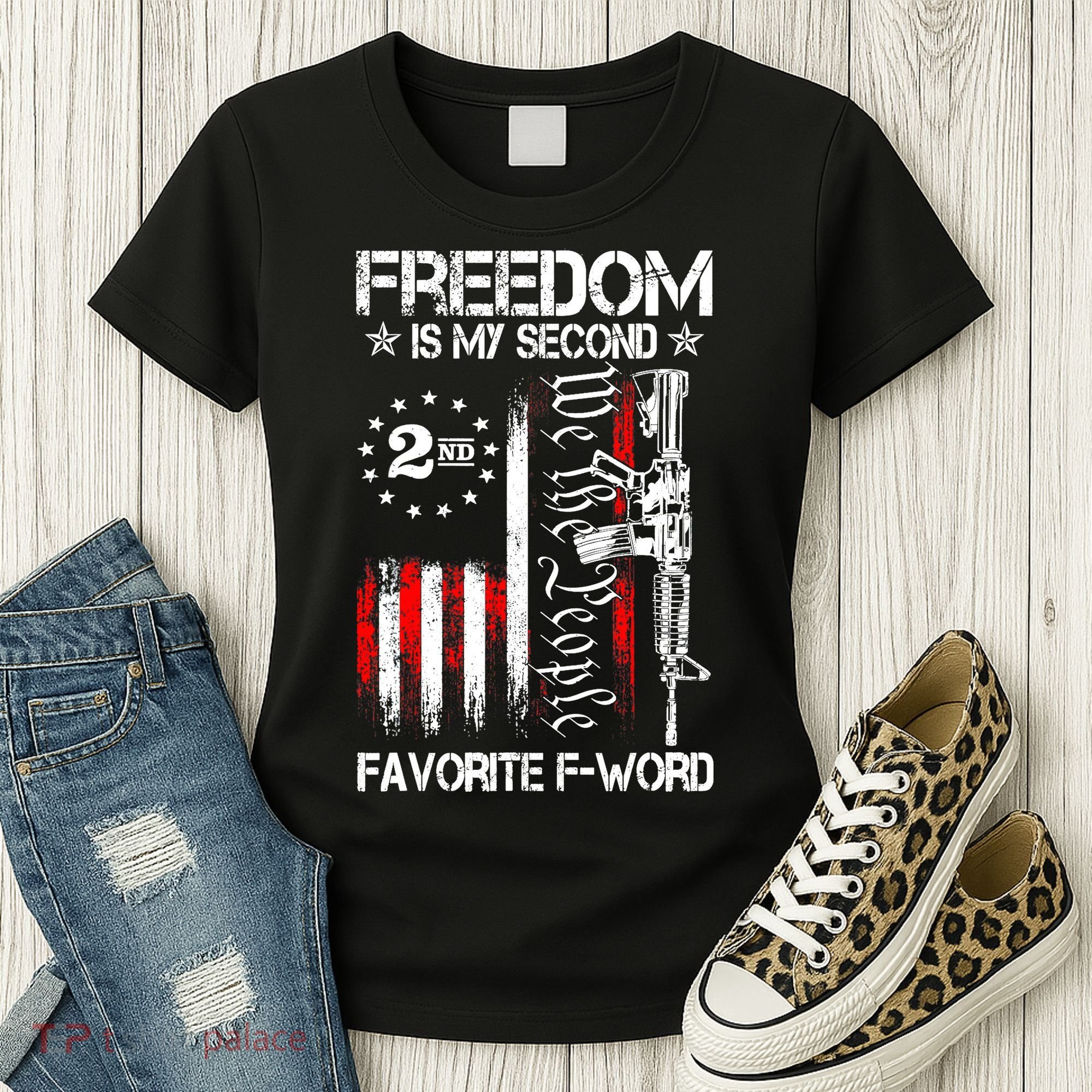 Freedom Is My Second Favorite F Word Women's T-Shirt