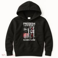 Freedom Is My Second Favorite F Word Kids Hoodie thumb 0