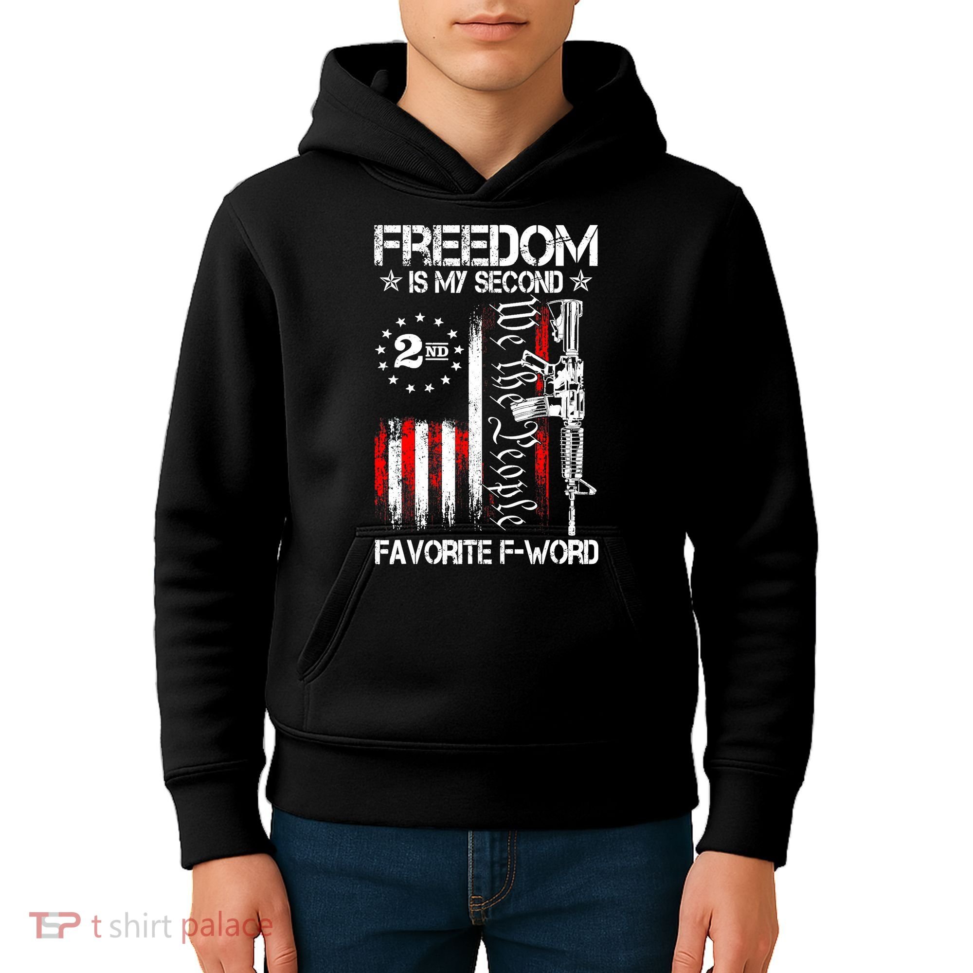 Freedom Is My Second Favorite F Word Kids Hoodie