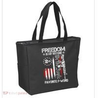 Freedom Is My Second Favorite F Word Tote Bag thumb 2