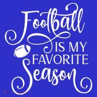 Football Is My Favorite Season Fancy White Script Sports Gift Long Sleeve Shirt thumb 2