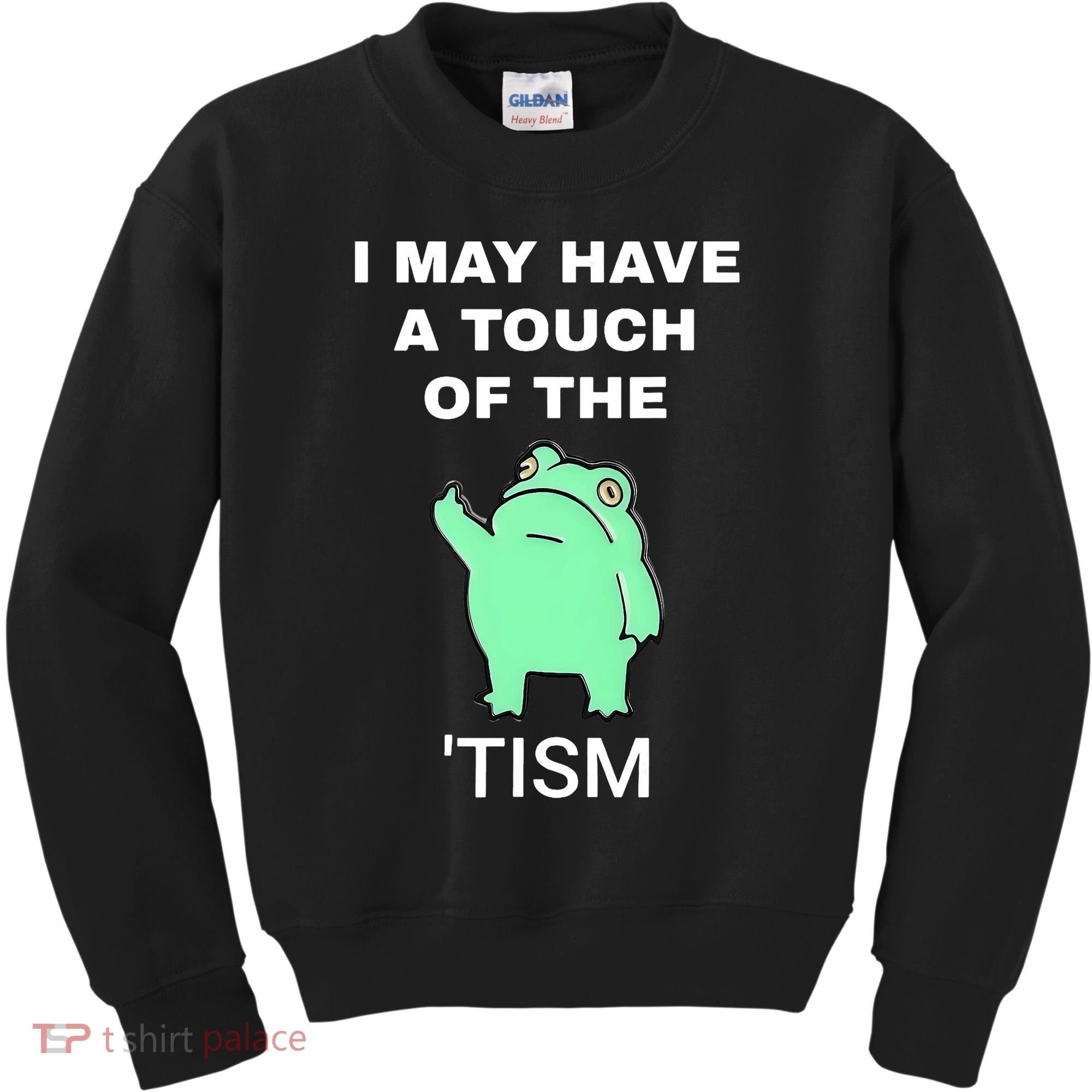 Frog I May Have A Touch Of The Tism Kids Sweatshirt