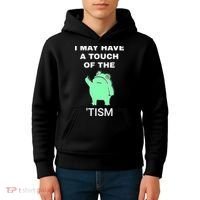 Frog I May Have A Touch Of The Tism Kids Hoodie thumb 4