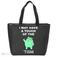Frog I May Have A Touch Of The Tism Tote Bag thumb 0