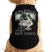 Fishing Is My Passion Doggie Tank thumb 0