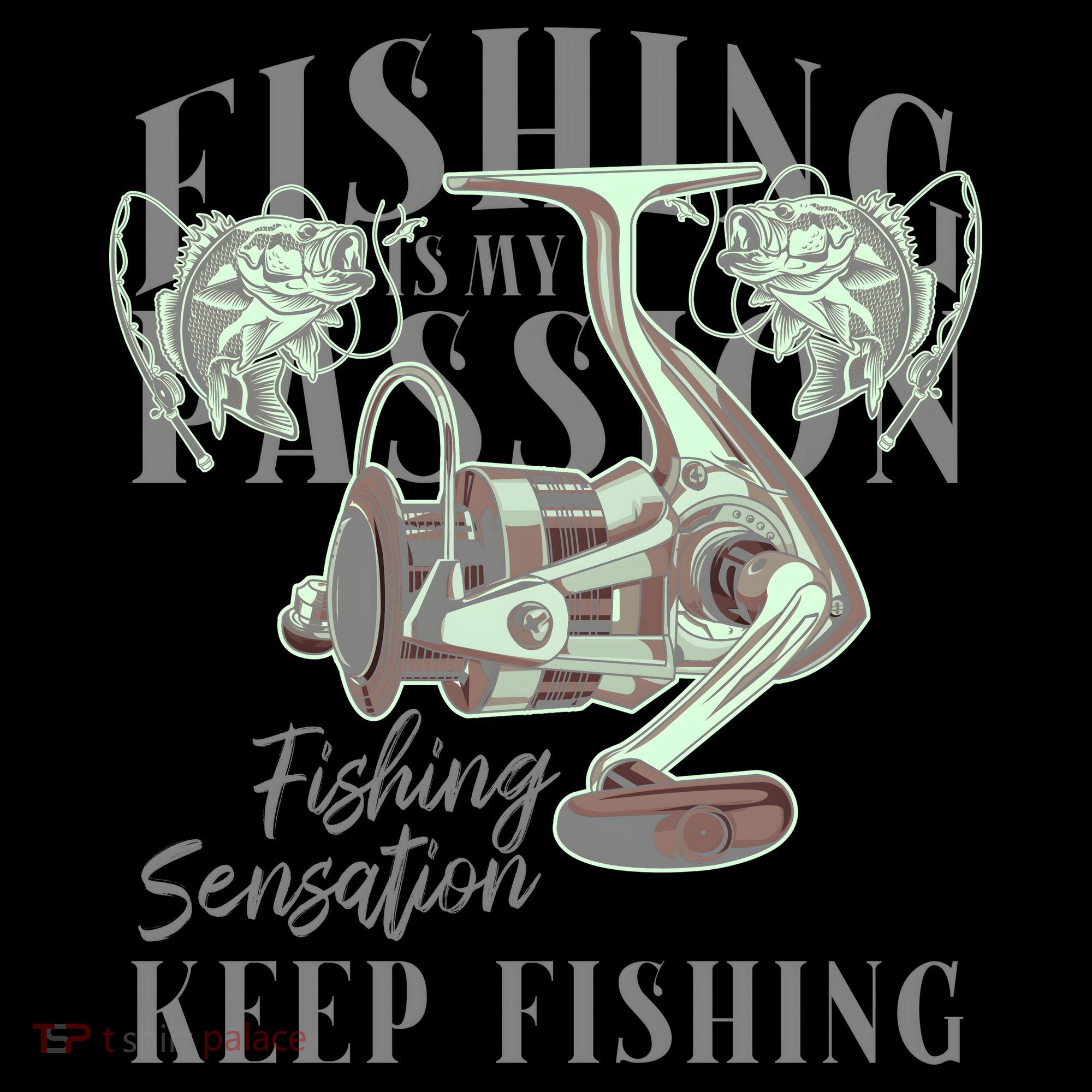 Fishing Is My Passion Doggie Tank