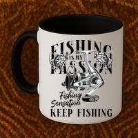 Fishing Is My Passion Coffee Mug thumb 2