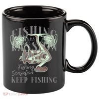 Fishing Is My Passion 11oz C Handle Ceramic Mug thumb 0