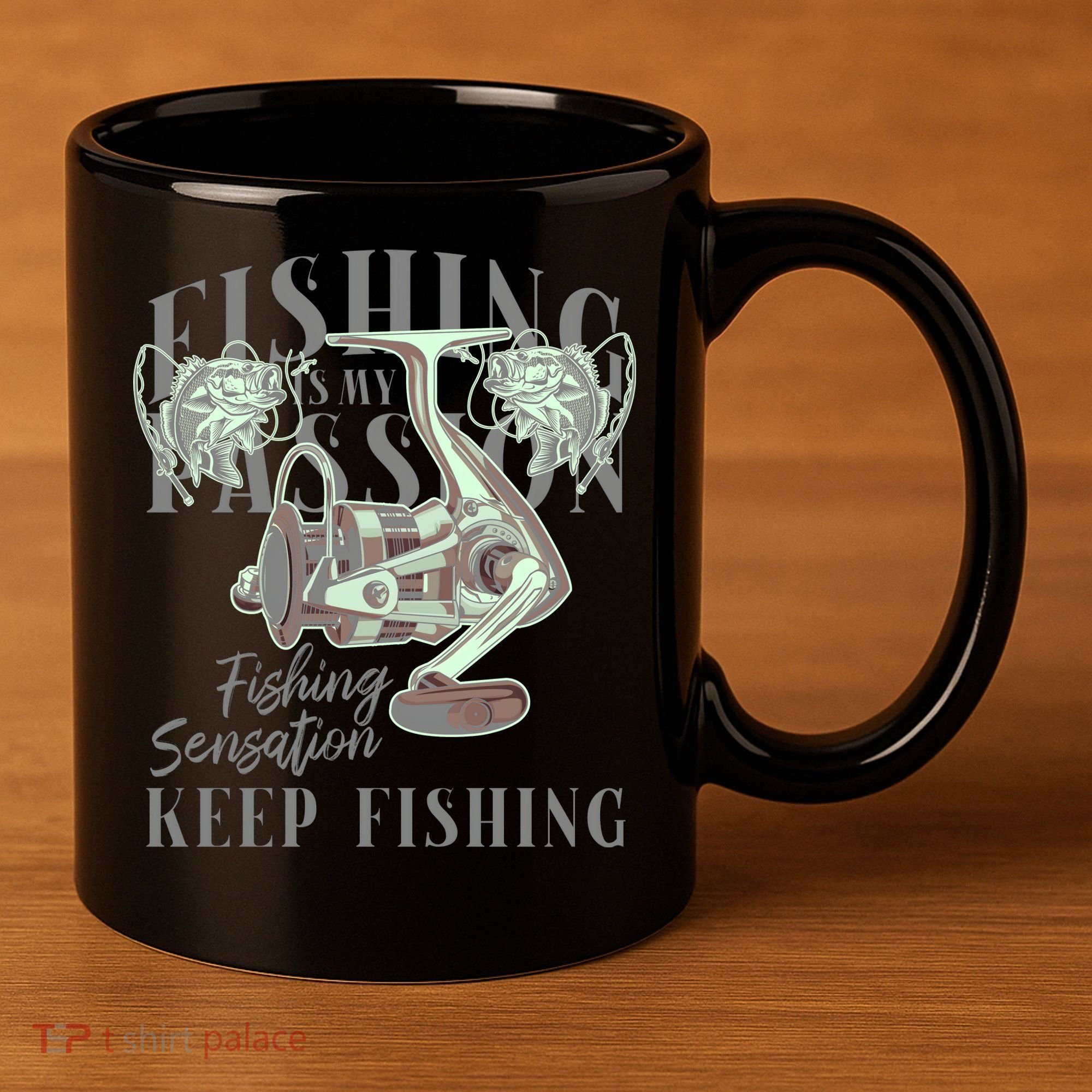 Fishing Is My Passion 11oz C Handle Ceramic Mug