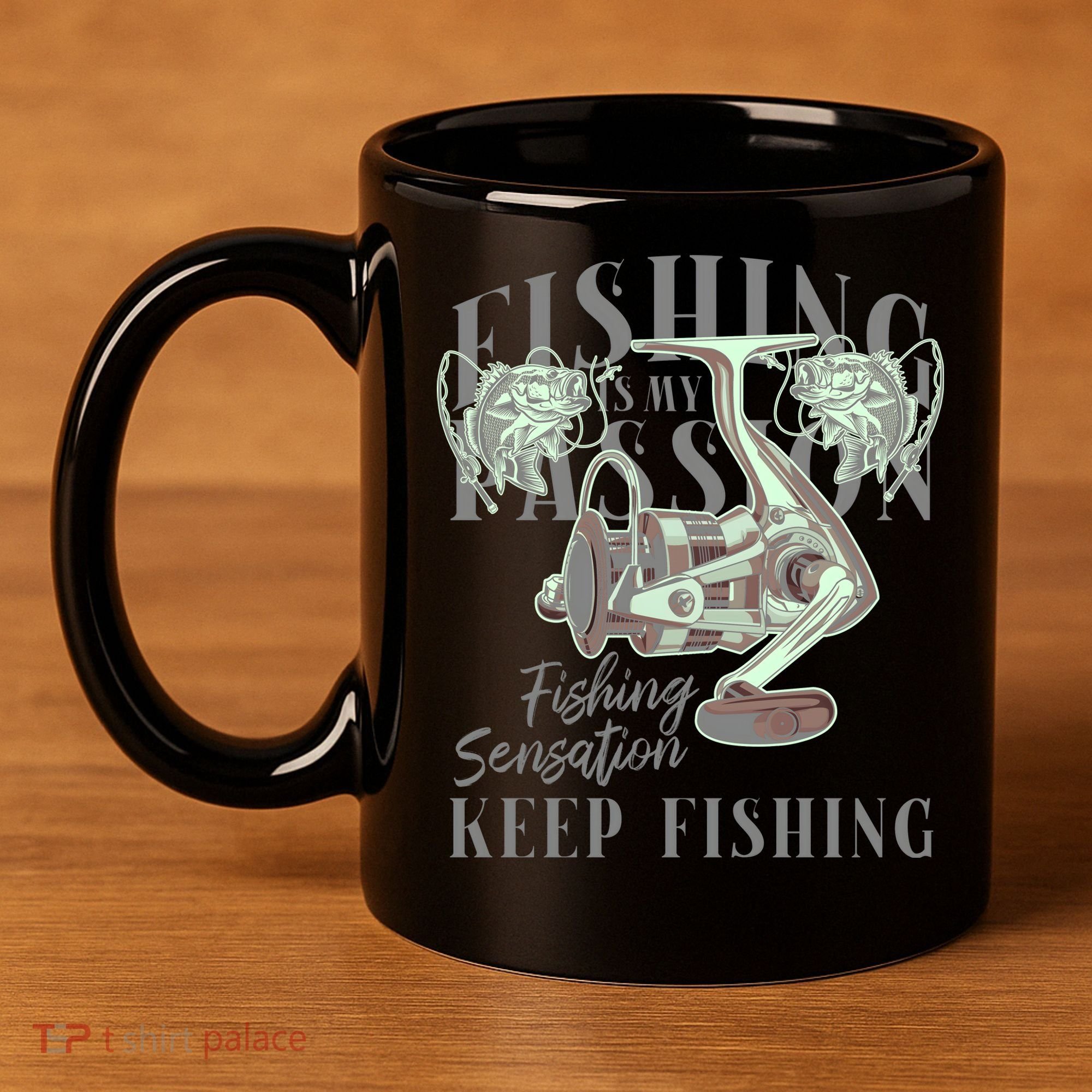 Fishing Is My Passion 11oz C Handle Ceramic Mug