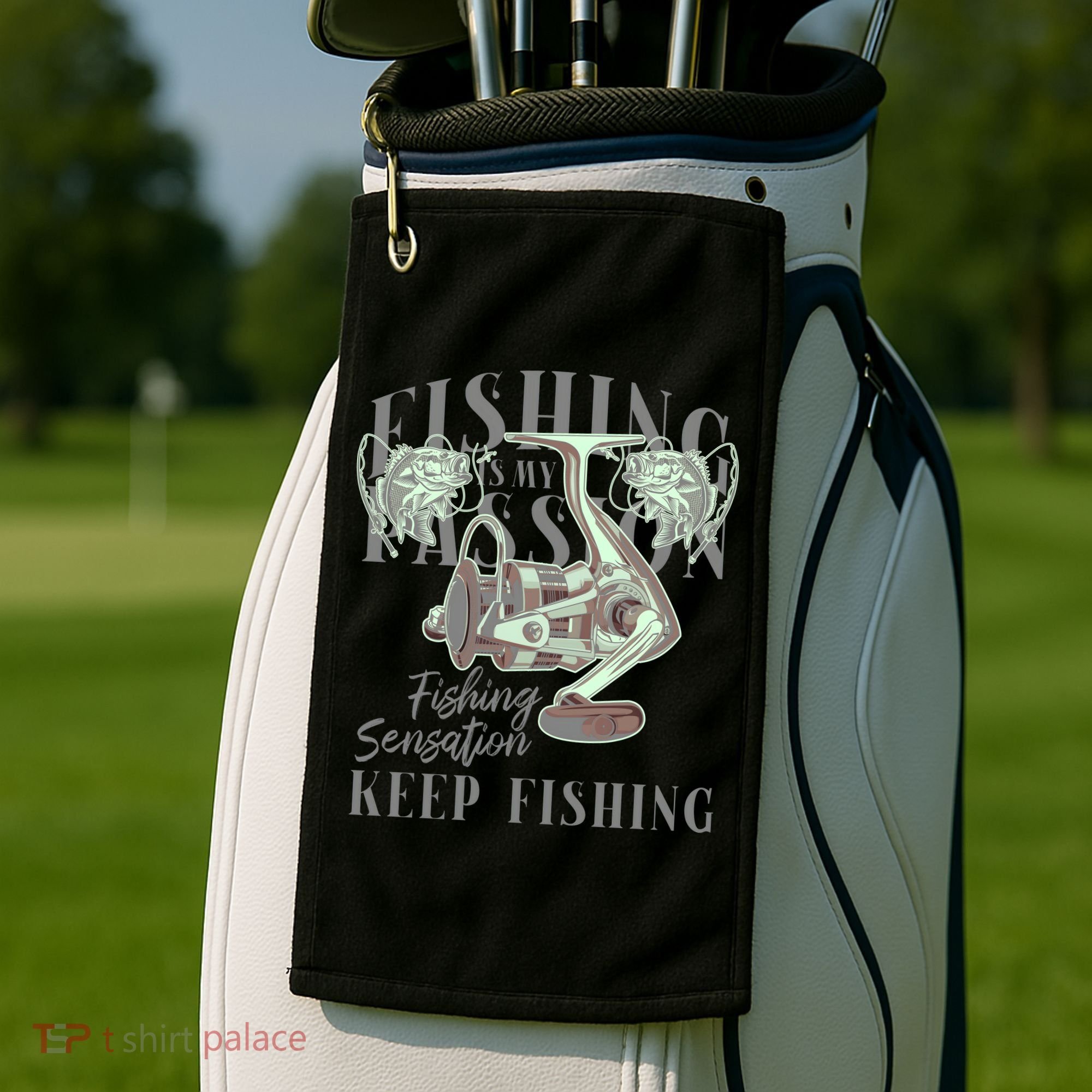 Fishing Is My Passion Golf Towel
