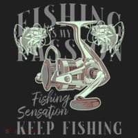 Fishing Is My Passion Golf Towel thumb 3
