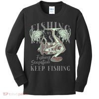 Fishing Is My Passion Kids Long Sleeve Shirt thumb 0