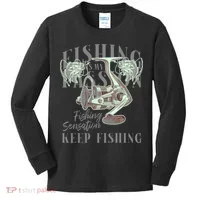 Fishing Is My Passion Kids Long Sleeve Shirt thumb 0