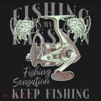 Fishing Is My Passion Kids T-Shirt thumb 4