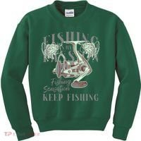 Fishing Is My Passion Kids Sweatshirt thumb 0