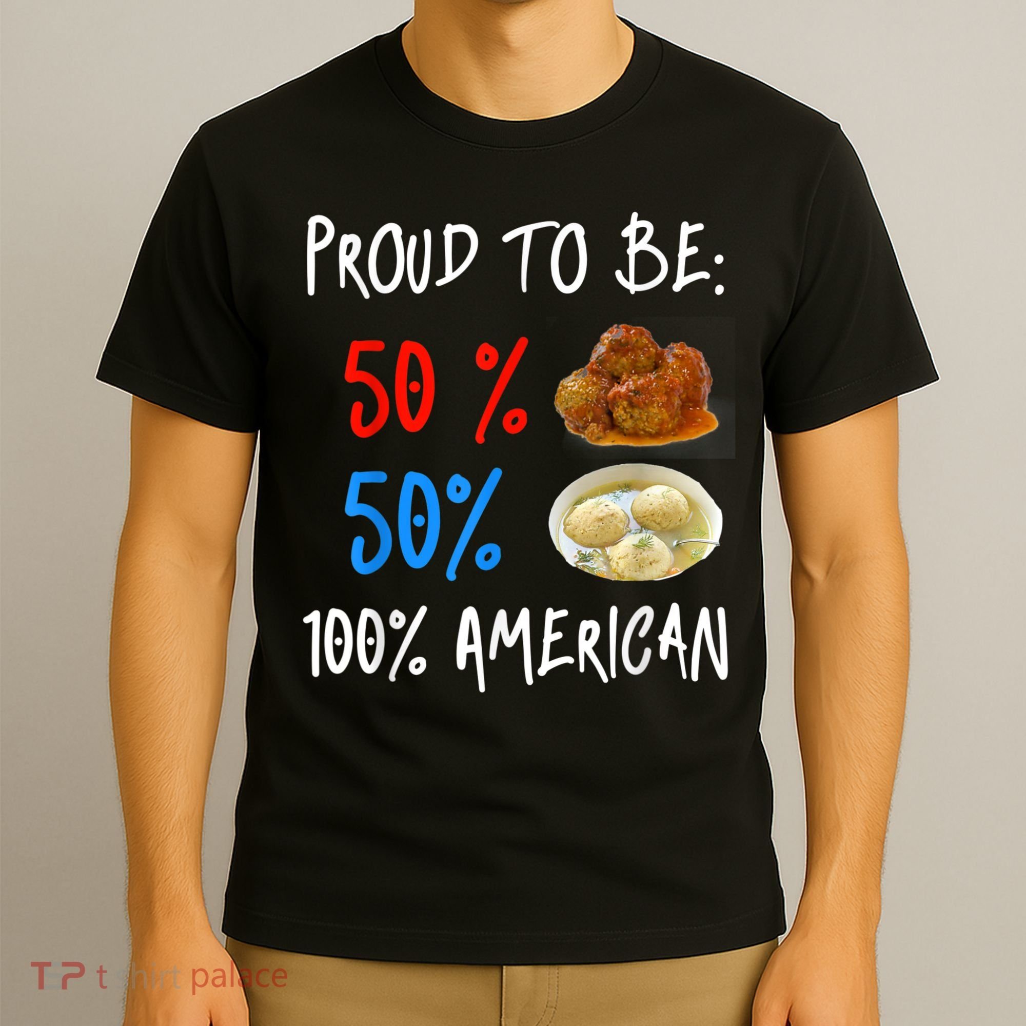 Funny Italian Meat Matzoh Ball Jewish Food Lover T-Shirt