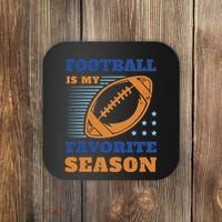 Football Is My Favorite Season Coaster thumb 0