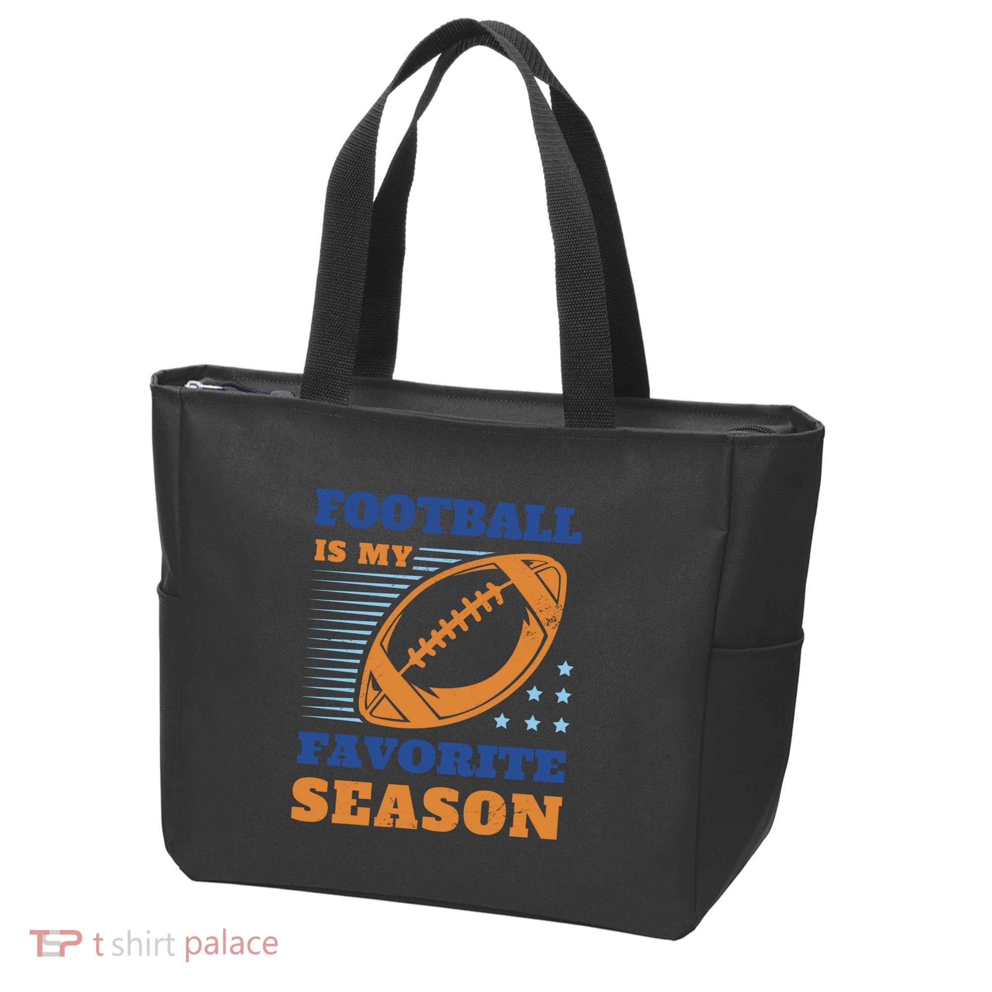 Football Is My Favorite Season Tote Bag