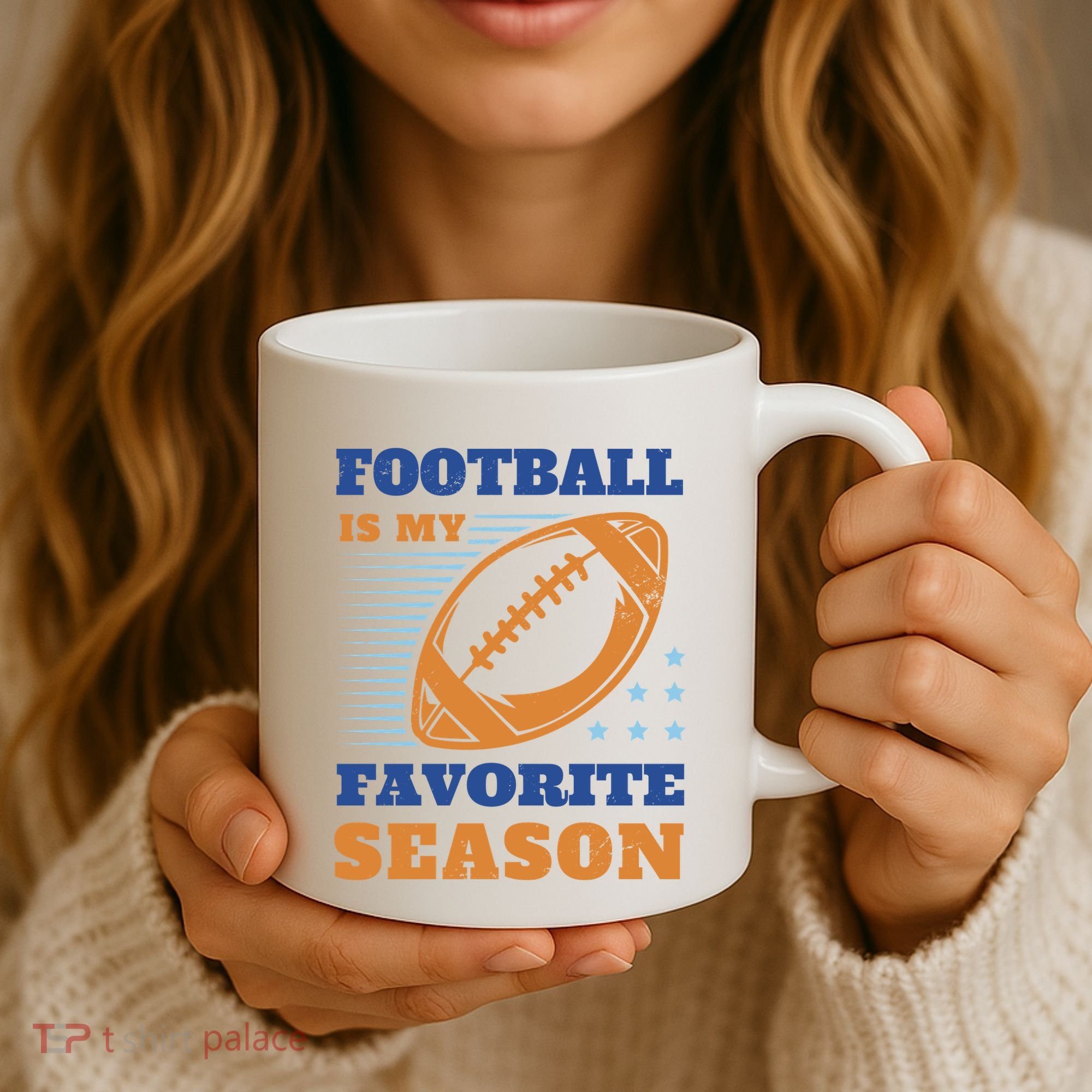Football Is My Favorite Season Coffee Mug