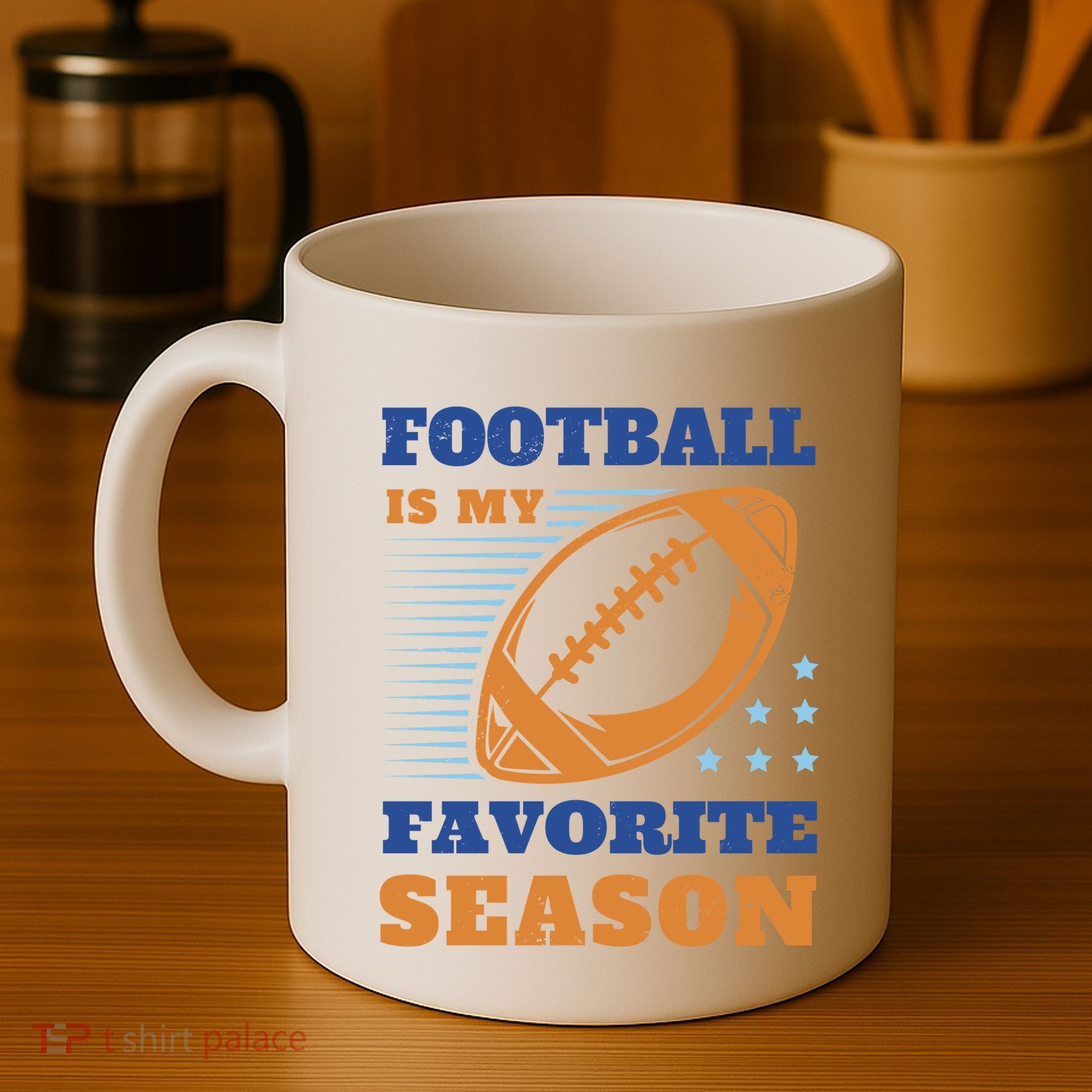 Football Is My Favorite Season Coffee Mug