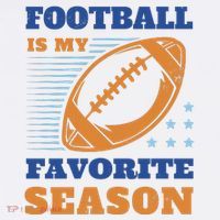 Football Is My Favorite Season Baby Bodysuit thumb 2