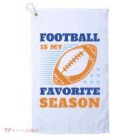 Football Is My Favorite Season Golf Towel thumb 0