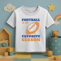 Football Is My Favorite Season Toddler T-Shirt thumb 3