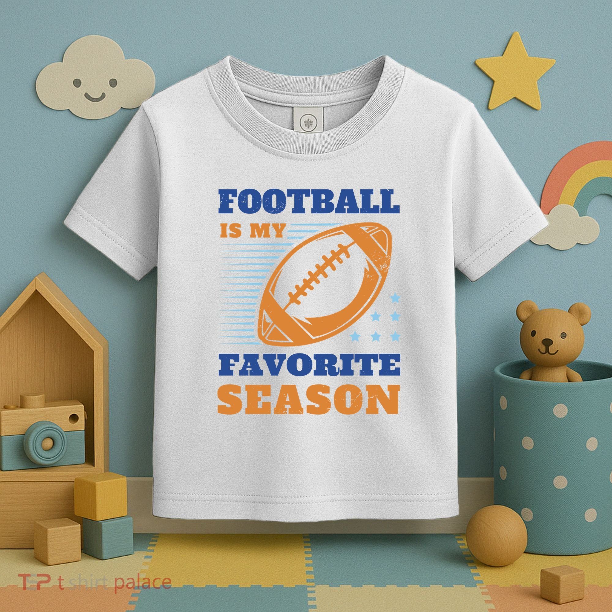 Football Is My Favorite Season Toddler T-Shirt