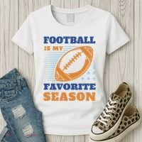 Football Is My Favorite Season Women's T-Shirt thumb 3