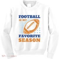 Football Is My Favorite Season Kids Sweatshirt thumb 0