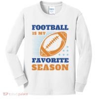 Football Is My Favorite Season Kids Long Sleeve Shirt thumb 0