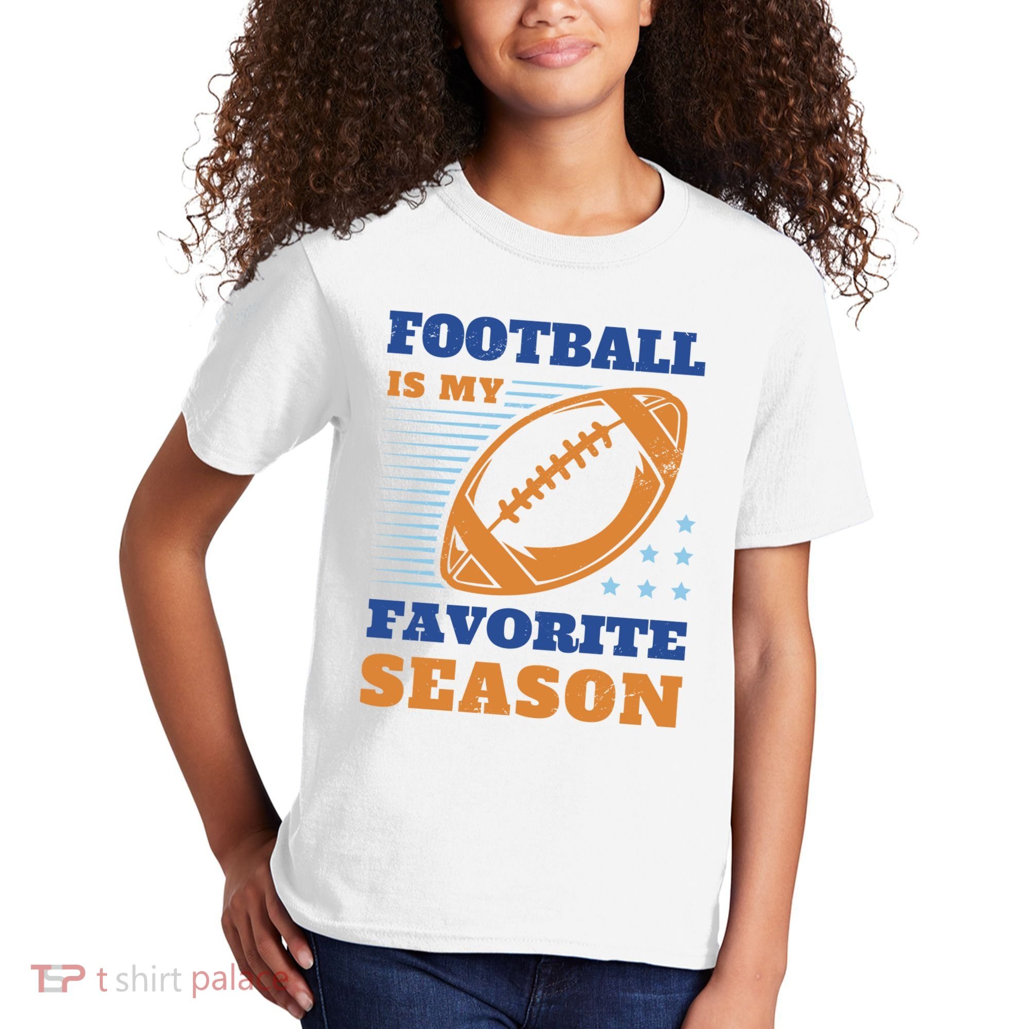 Football Is My Favorite Season Kids T-Shirt