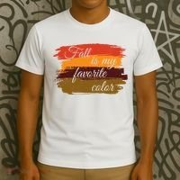 Fall Is My Favorite Color Autumn Season T-Shirt thumb 3