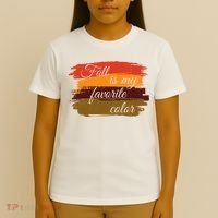 Fall Is My Favorite Color Autumn Season T-Shirt thumb 4