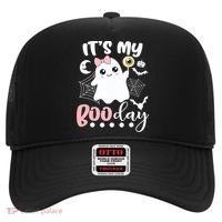 Funny Its My Boo Day Cute Halloween Birthday Ghost Pink Bow Hat thumb 0